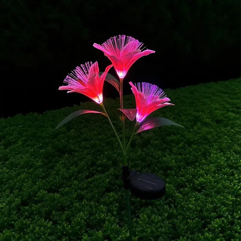 Solar Lily Flower Garden Lights 3