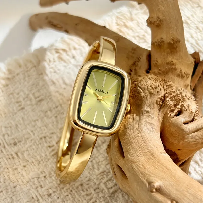 Minimalist Rectangular Bangle Watch for Women 5