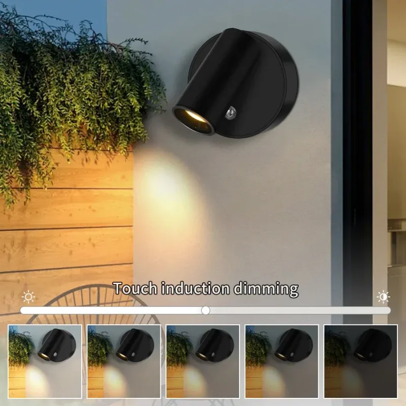 Touch Control LED Wall Lamp with USB Charging 3