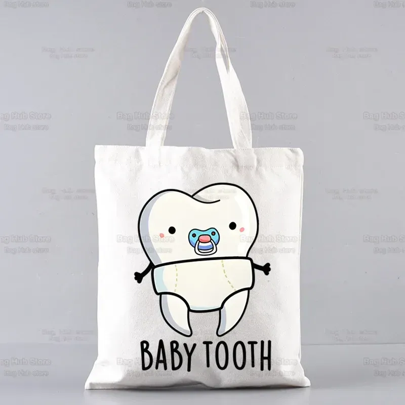 Kawaii Dentist Shopping Tote Bag 3