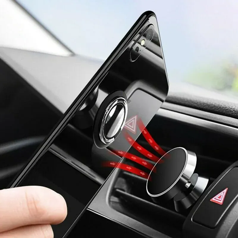 360° Magnetic Phone Mount with Ring Grip 5