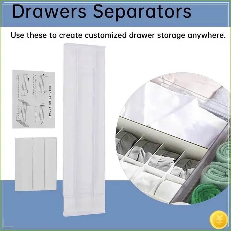 Adjustable Drawer Dividers 8-Pack 3