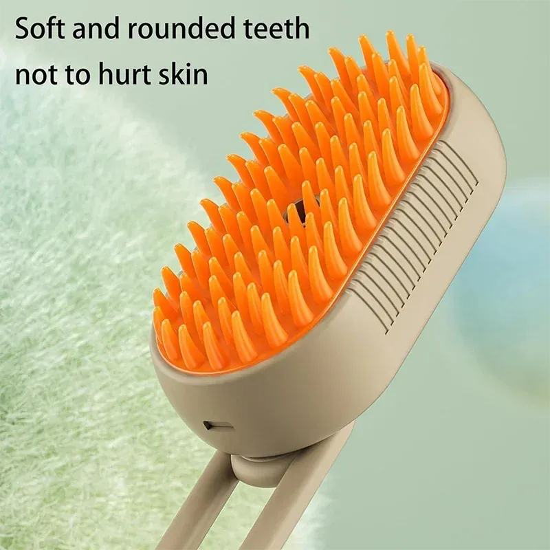 Pet Steam Spray Massage Bath Brush 5