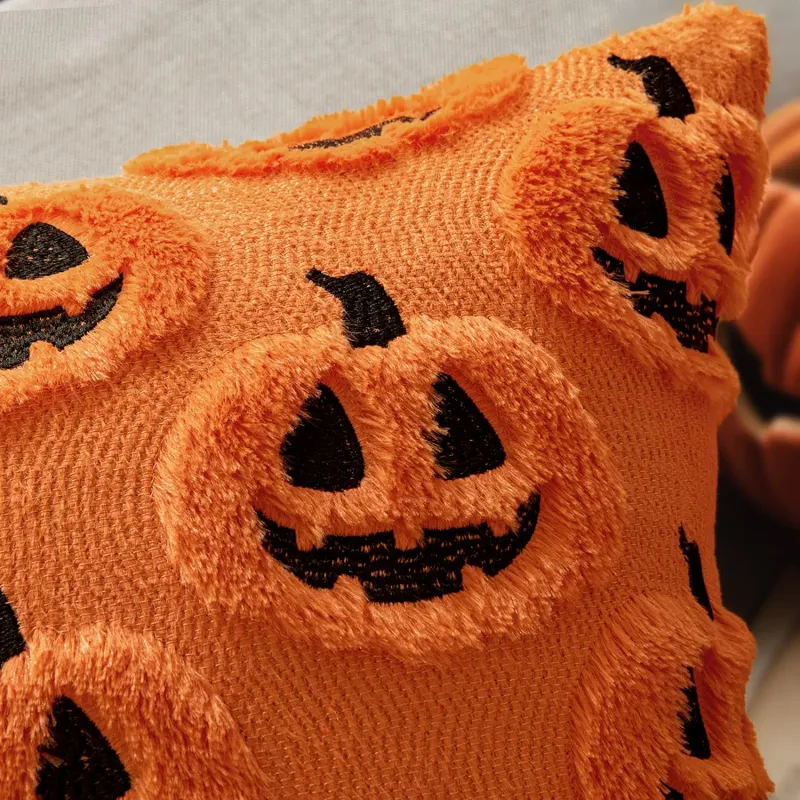 Fall Pumpkin Pillow Cover 18x18 5