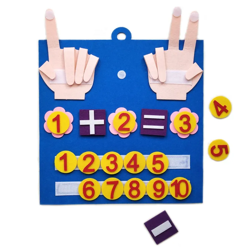 Felt Finger Numbers Counting Toy 4