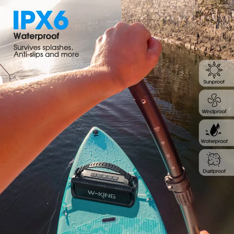 W-KING 30W Waterproof Bluetooth Speaker 6