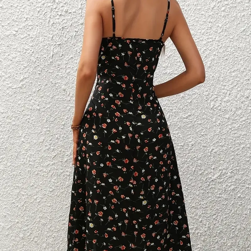 Floral Boho Summer Beach Dress 2