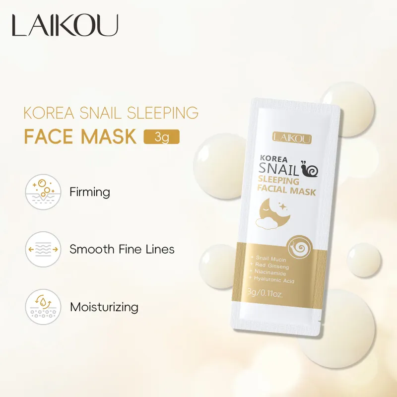 LAIKOU Hydrating Sleeping Face Mask 7pcs 6