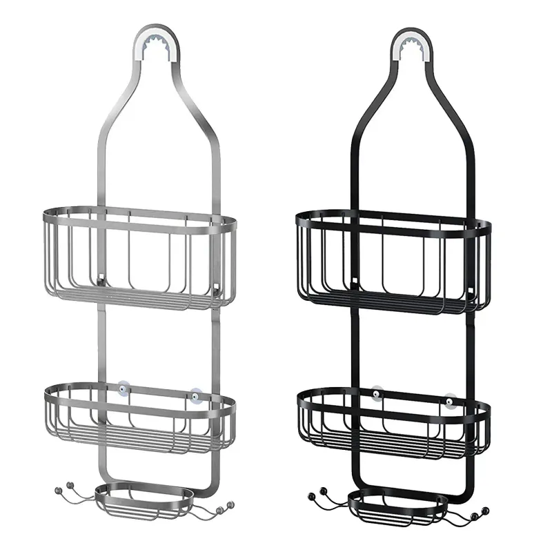 Hanging Shower Caddy Basket with Hooks 3