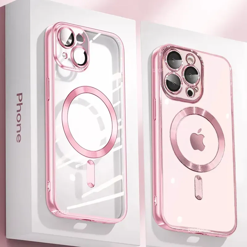 Clear Plating Ultrathin Silicone iPhone Case 1