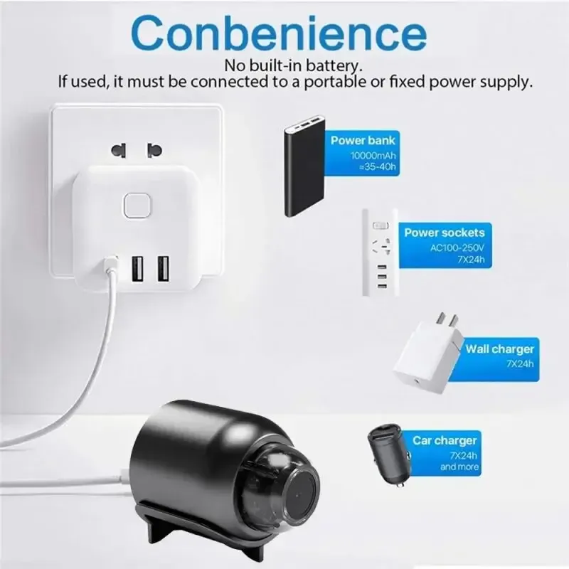 HD 1080P Mini WiFi Baby Monitor Camera 3