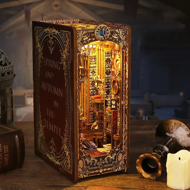 DIY Book Nook Miniature Dollhouse Kit 2