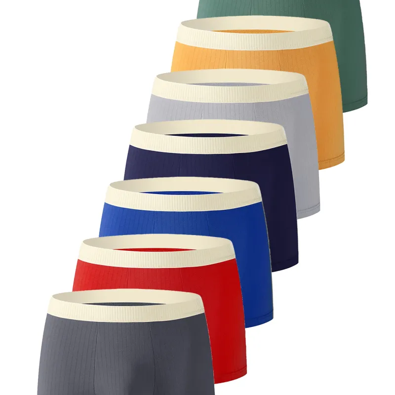 Men's 7-Pack Ribbed Boxer Briefs 1