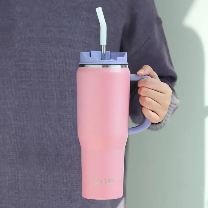 40 oz Insulated Tumbler with Handle 6