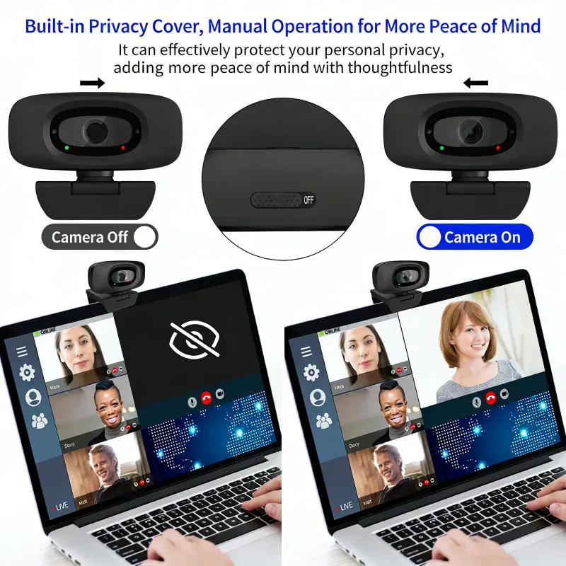 4K Webcam with Mic for Streaming 1