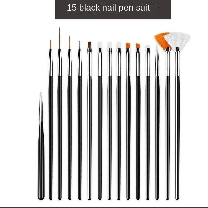 15-Piece Nail Art Brush Set 1