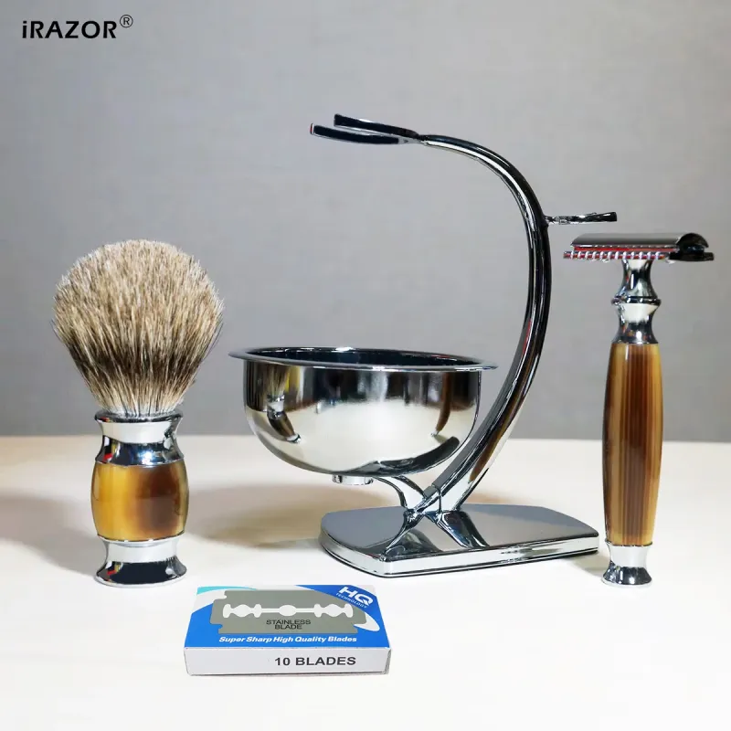 Classic DE Safety Razor Wet Shaving Kit 4