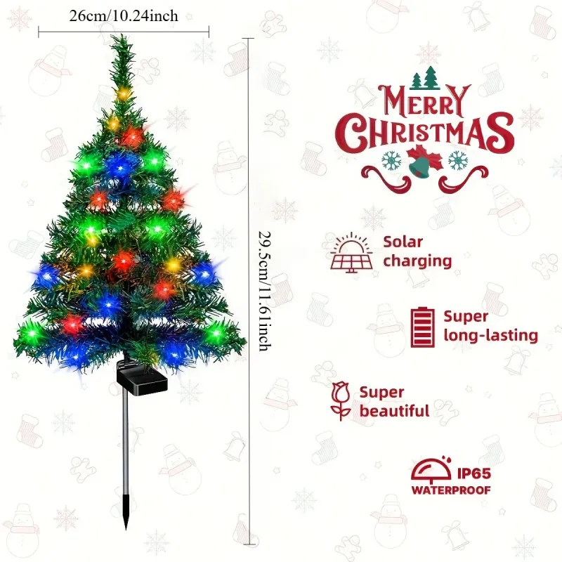 Solar Christmas Tree Lights 6