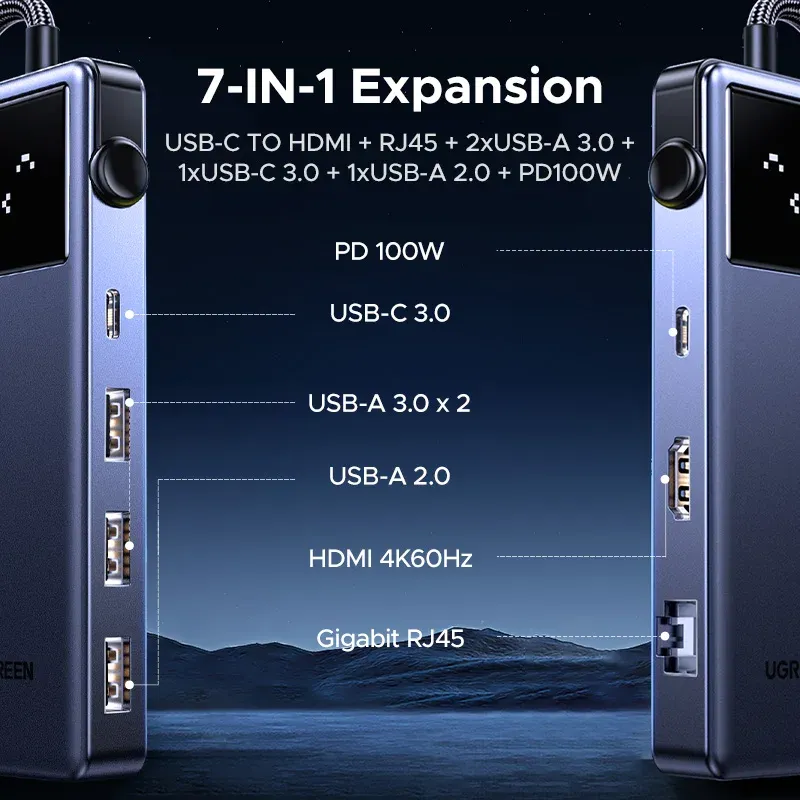 UGREEN 7-in-1 USB-C Hub for MacBook 2