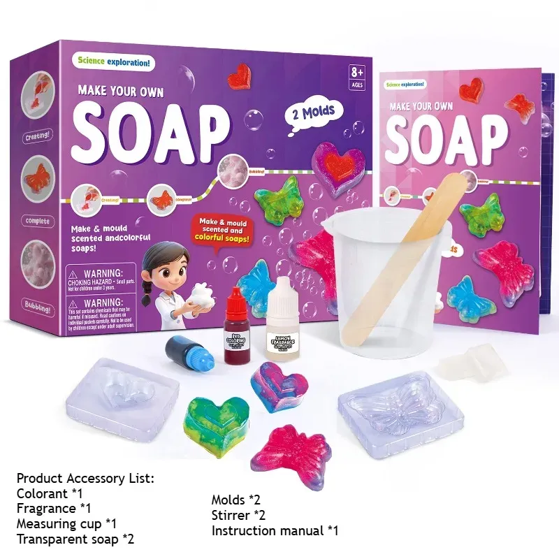 Kids DIY Slime Making Kit 4