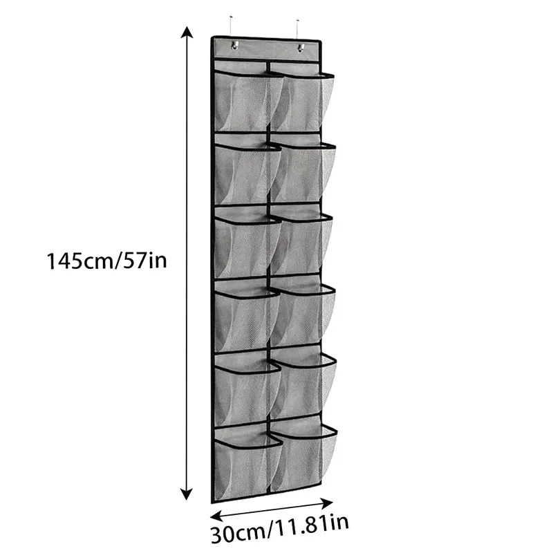 Wall-Mounted Shoe Organizer Storage Rack 6