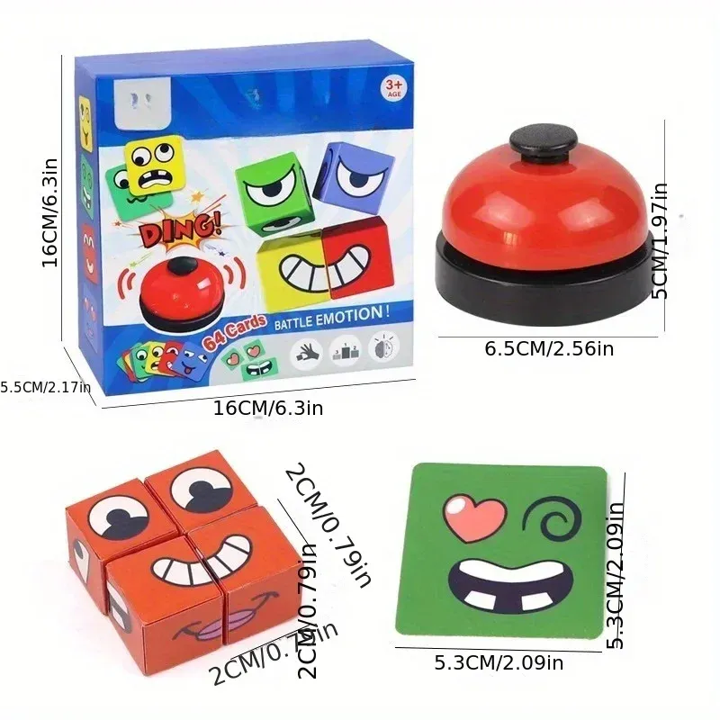 Kids Face Change Cube Puzzle Toy 3