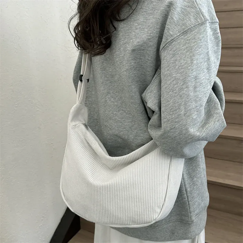 Corduroy Minimalist Crossbody Bag 3