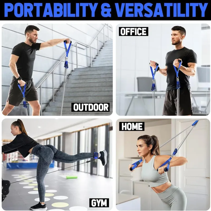 Heavy-Duty Resistance Bands Set 6