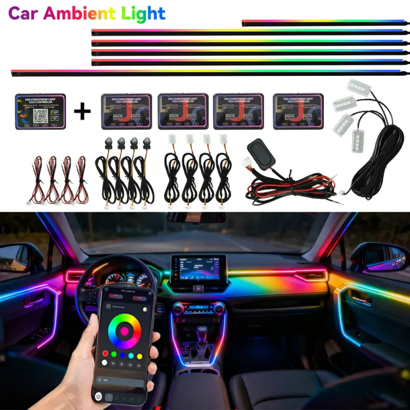 Symphony RGB Car Ambient Lights Kit 1