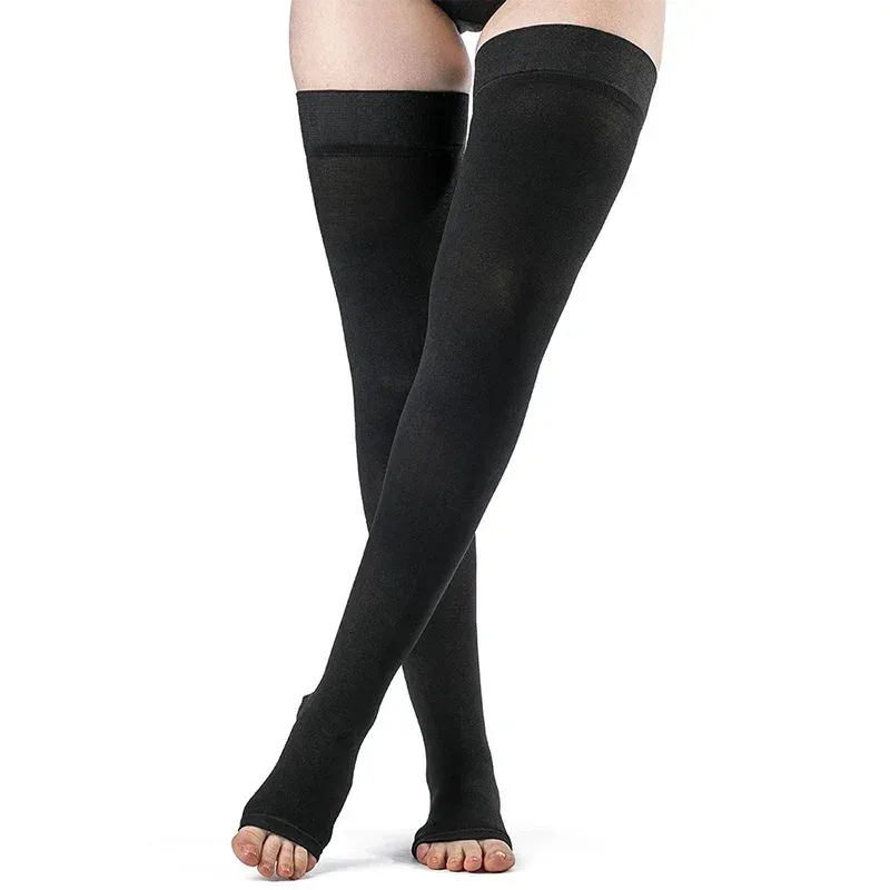 Men's 40-50 mmHg Thigh High Compression Socks 4