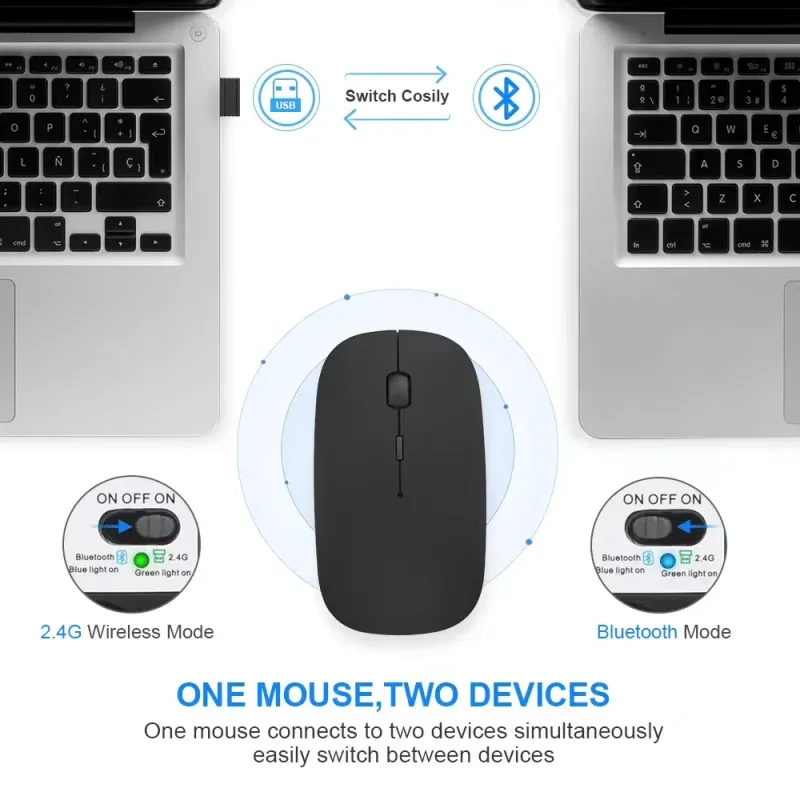 Dual-Mode Rechargeable Wireless Mouse 2