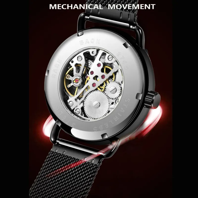 SKROX Minimalist Mechanical Watch 6