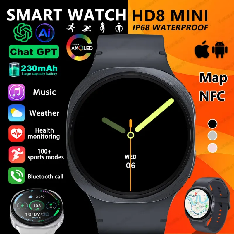 Watches 8 Mini GPS Smart Watch 1