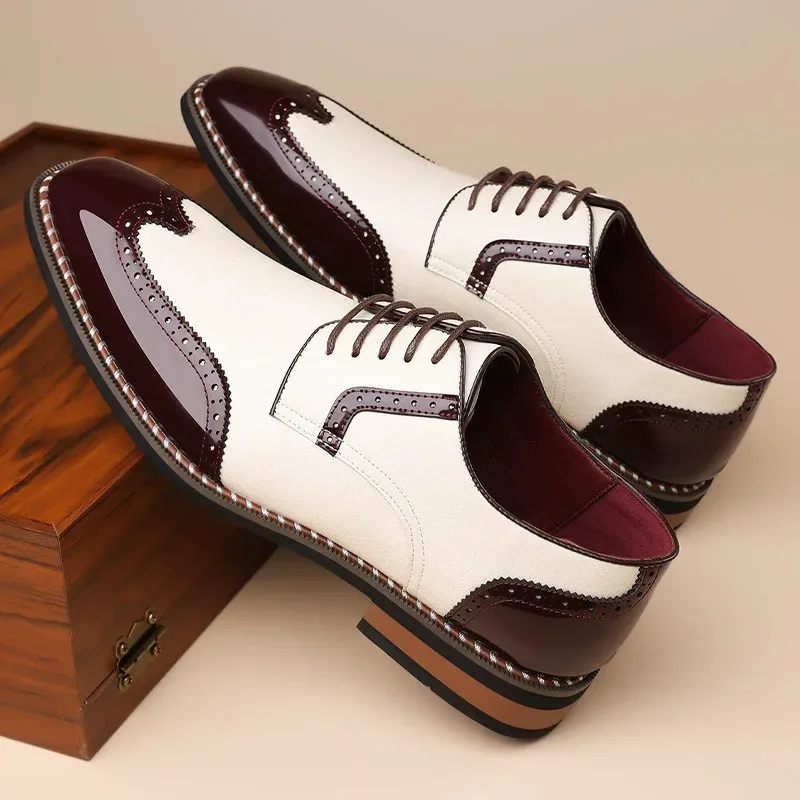 Men's Pointed Toe Oxford Dress Shoes 2