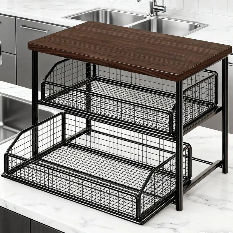 Coffee Bar Organizer Stand 1
