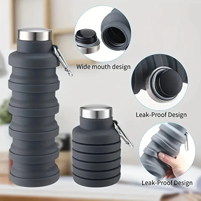 Collapsible Water Bottle - BPA Free 3