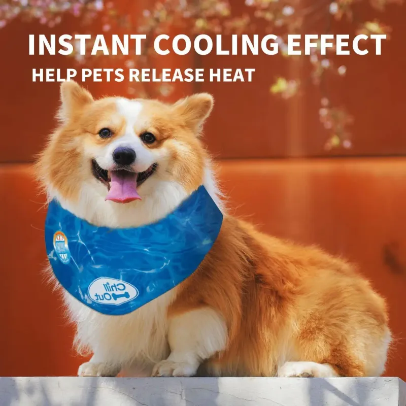 Reusable Dog Cooling Bandana 2