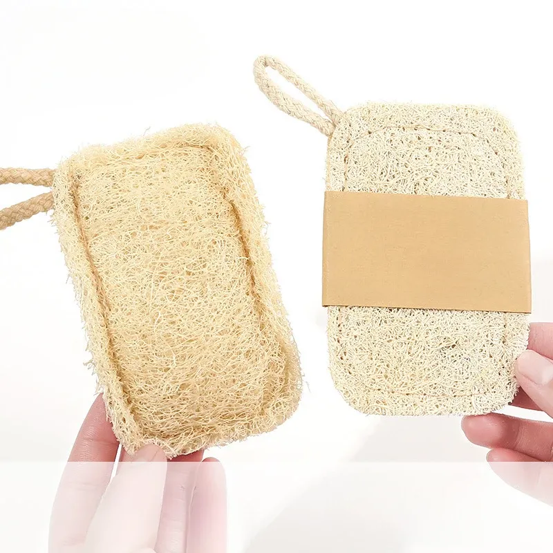 Natural Loofah Exfoliating Sponges 6-Pack 2
