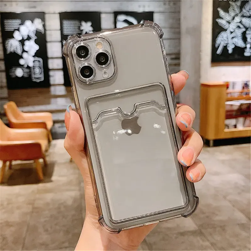 Clear Card Slot iPhone Case 2