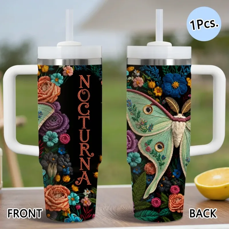 Sugar Skull Insulated Tumbler 40oz 2