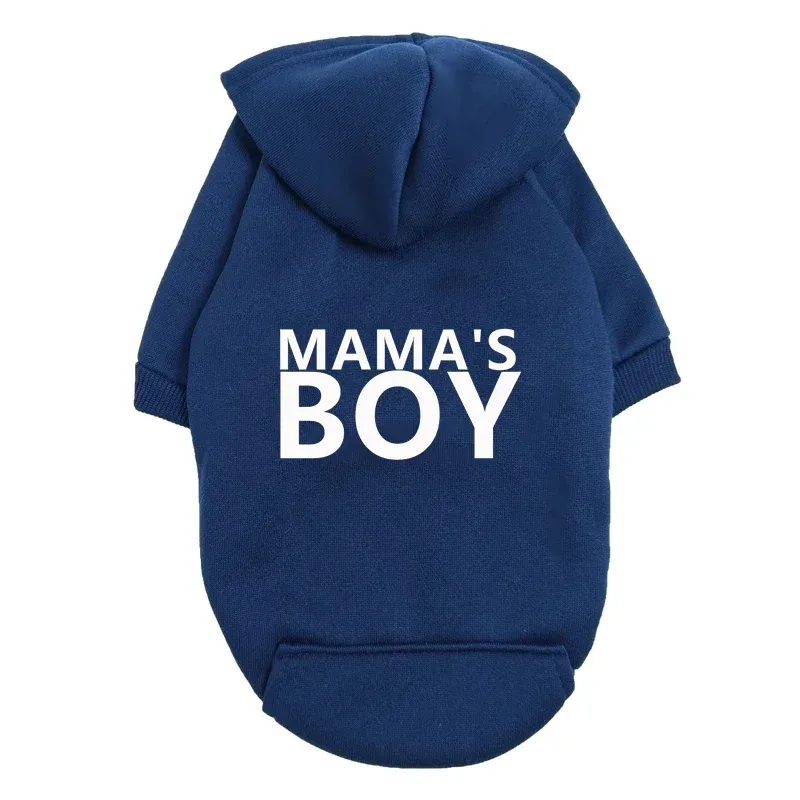 Mama's Boy Fleece Dog Hoodie 2