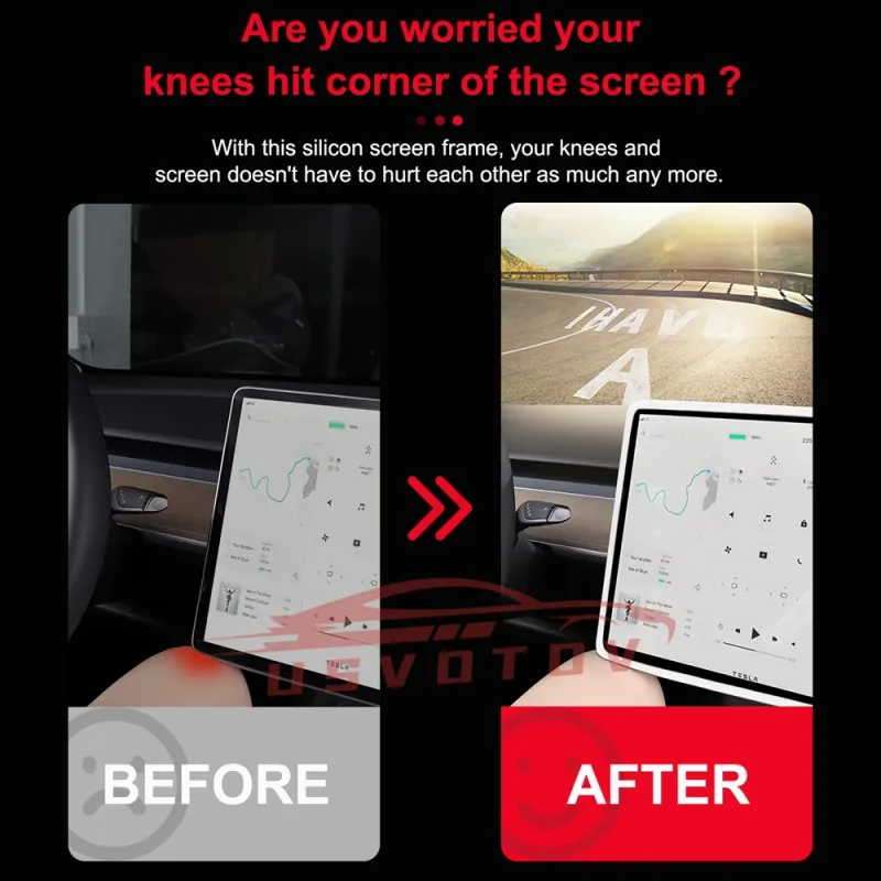 Tesla Model 3/Y Screen Protector Frame & Console Cover 2