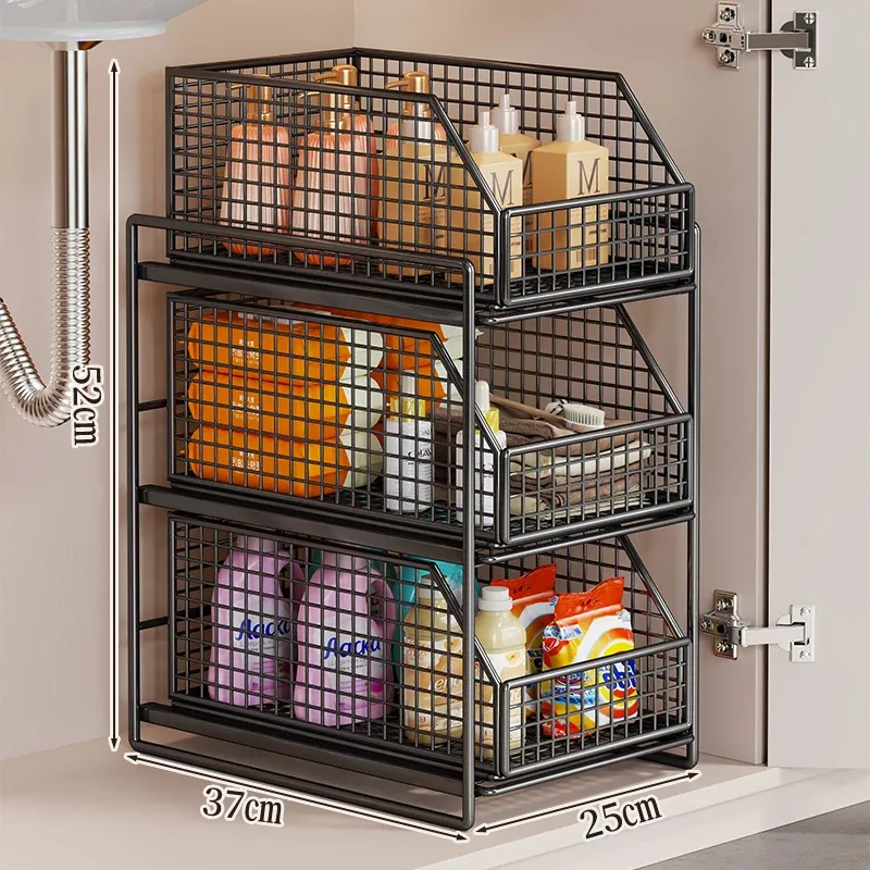 Heavy Duty Pull-Out Under Sink Organizer 6