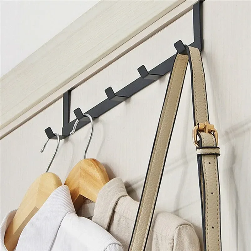 Over The Door 5-Hook Organizer Rack 2