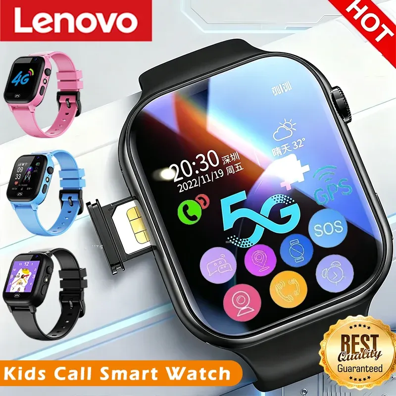 Lenovo 4G 5G Kids GPS Smart Watch 1