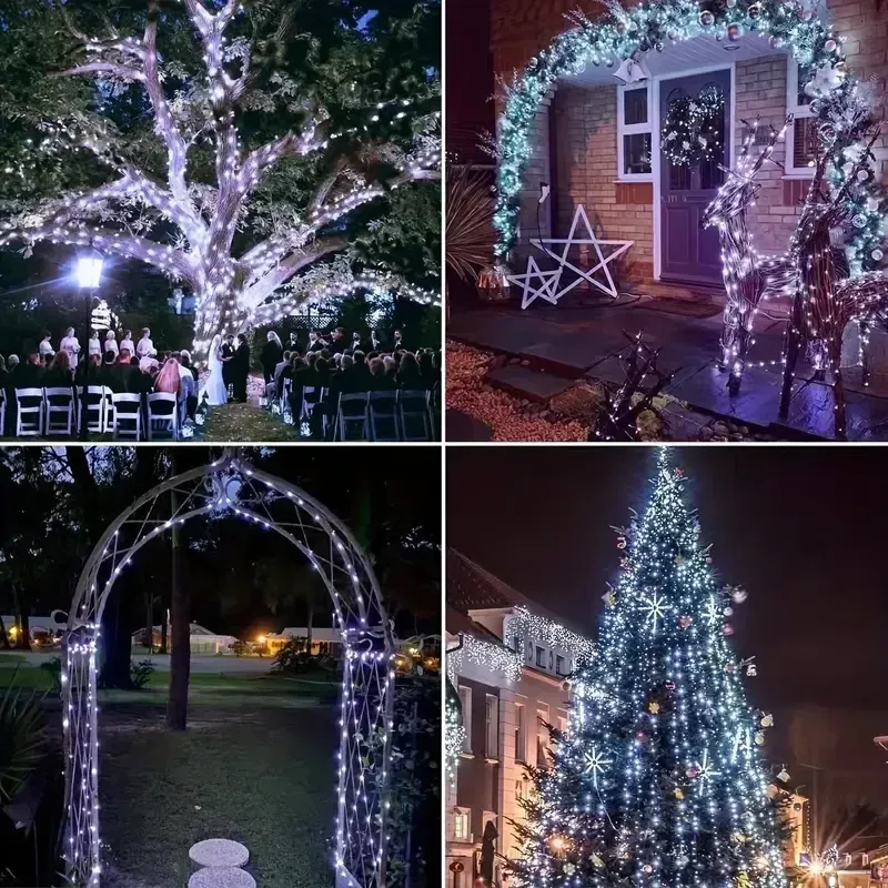 Solar LED Fairy Lights - 8 Modes Waterproof 6