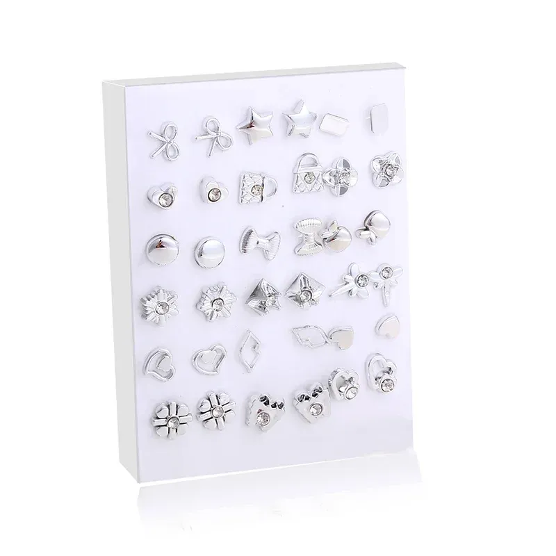 18-Pair Mix Style Stud Earring Set 2