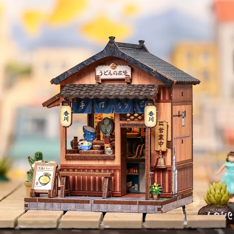 CUTEBEE Japanese Mini Store Book Nook Kit 4