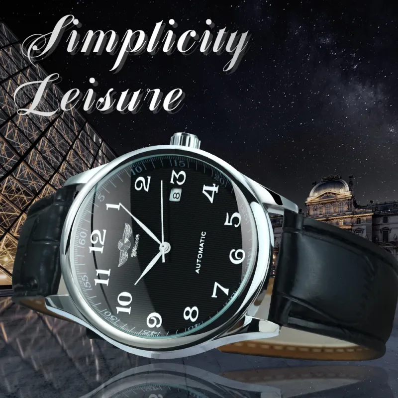 WINNER Blue Pointers Automatic Watch 5