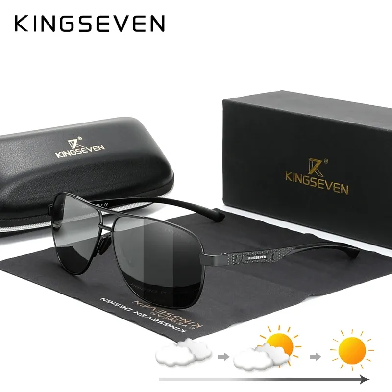 KINGSEVEN Polarized Pilot Sunglasses 4